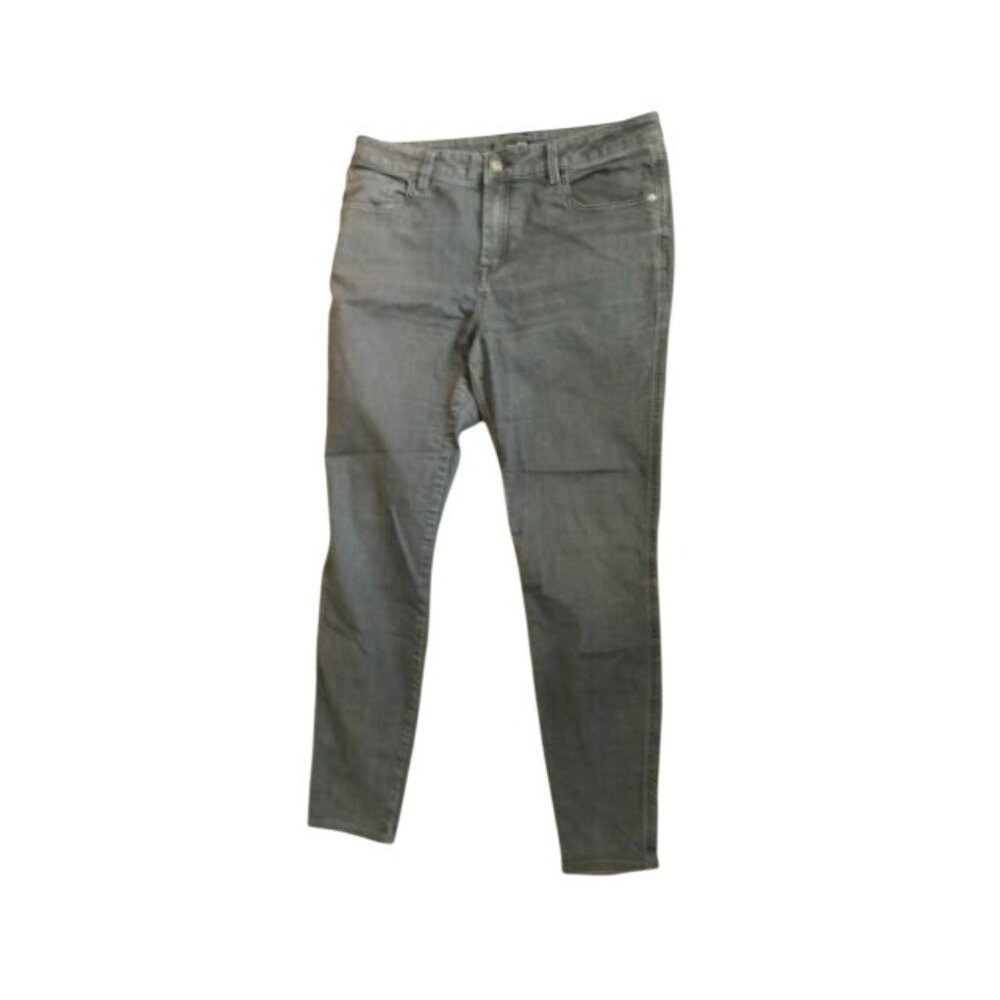 prAna Size 14/ 32  Dark Gray STRETCH Denim Jeans